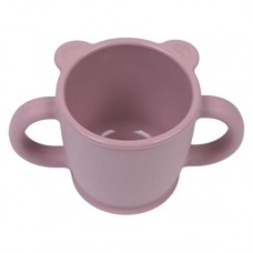 BPA Free Toddlers Two Handled Open Cup  - Pink
